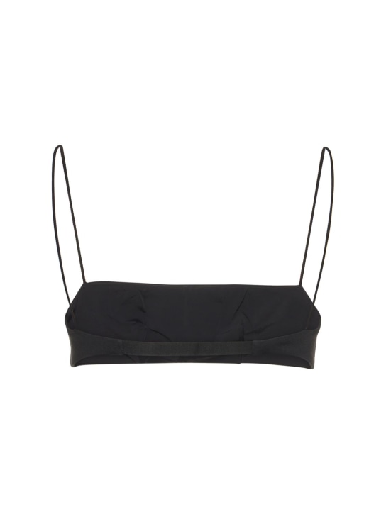 Ziah: Fine strap bandeau bikini top