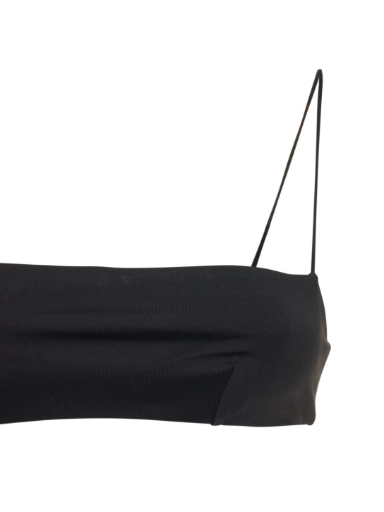 Ziah: Fine strap bandeau bikini top
