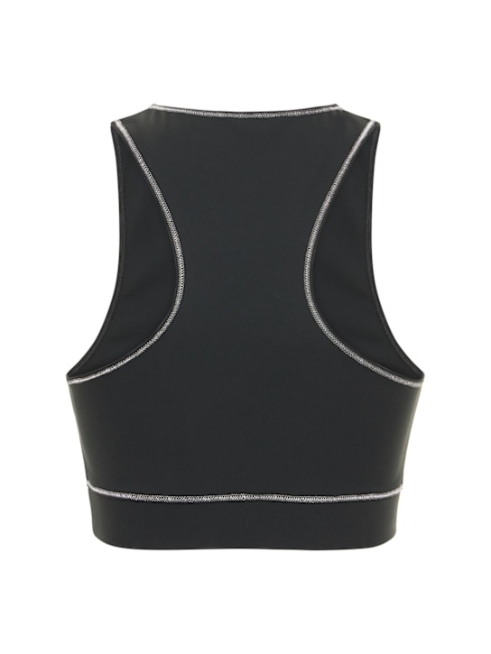 Lido: Crewneck stretch tech bra top