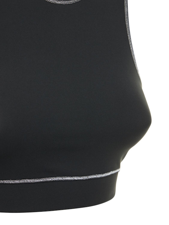 Lido: Crewneck stretch tech bra top