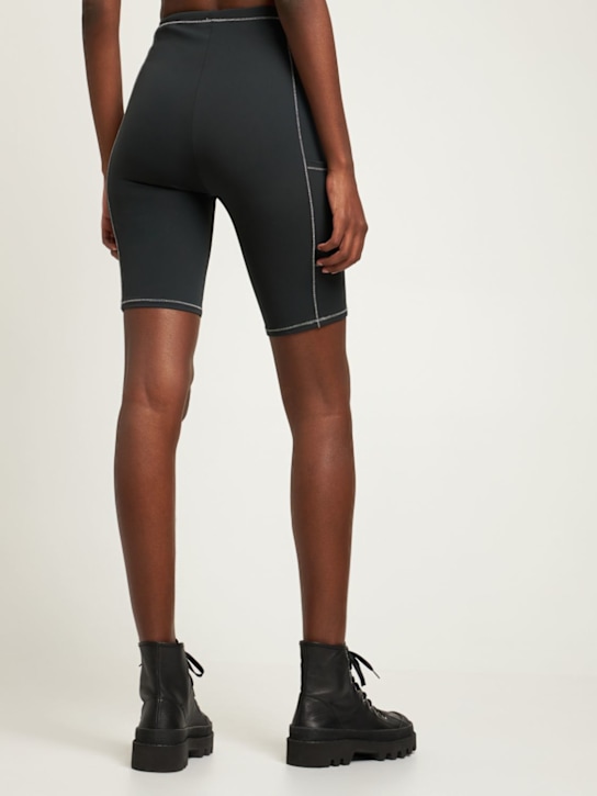 Lido: Shorts biker vita alta in techno stretch