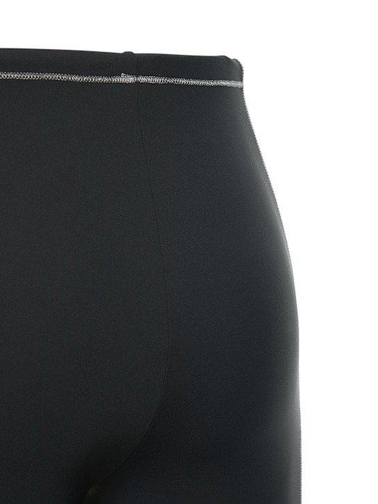 Lido: Shorts biker vita alta in techno stretch