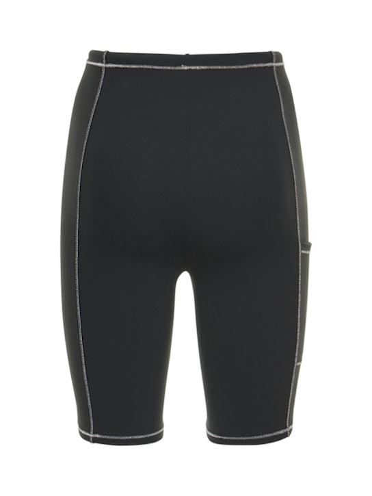 Lido: Shorts biker vita alta in techno stretch