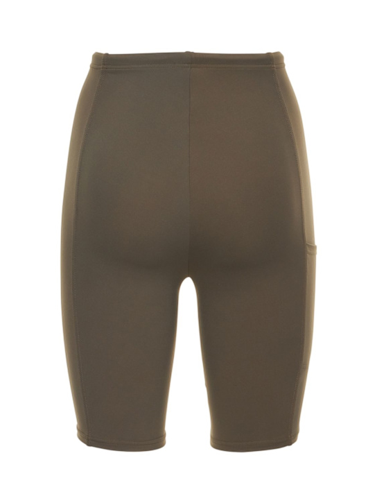 Lido: Shorts biker vita alta in techno stretch