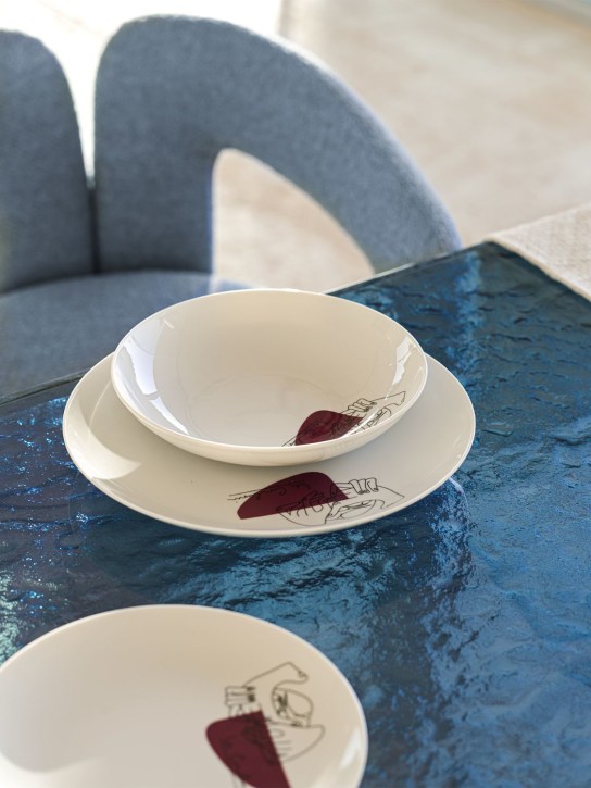 Cassina: Set: 2 Dinnerteller „Service Prunier“