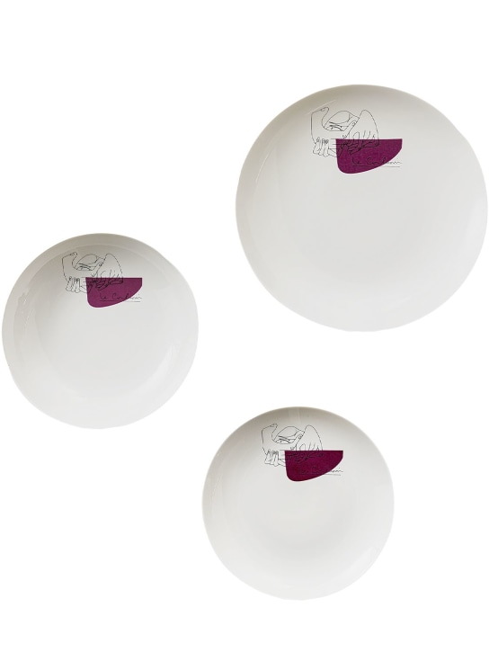 Cassina: Set: 2 Dinnerteller „Service Prunier“
