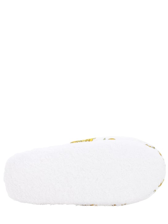 Versace: Pantofole Barocco & Robe in cotone