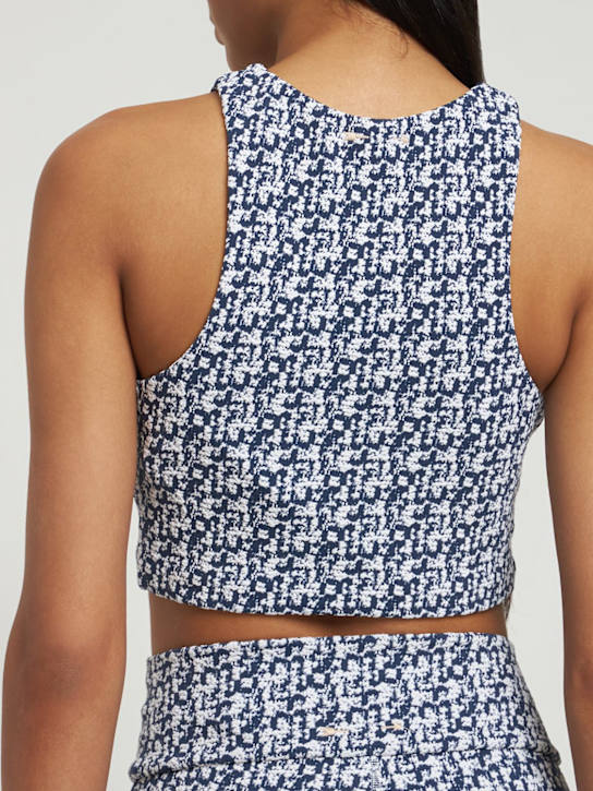 THE UPSIDE: Oceania Palm sleeveless high neck top