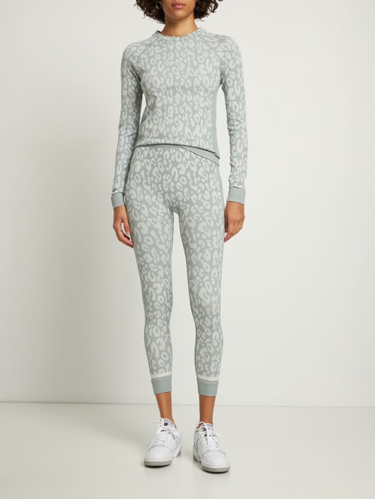 Sweaty Betty: Legging 7/8 taille haute en modal à pois