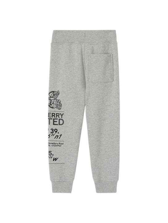 Burberry: Jogging en coton imprimé