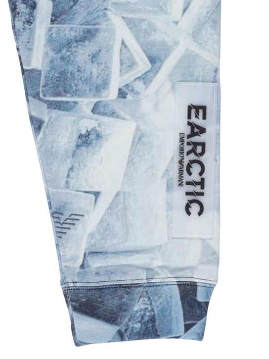 Emporio Armani: Printed cotton sweatpants