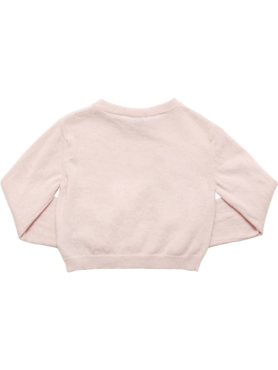 Chiara Ferragni: Pull-over en maille de laine mélangée brodée