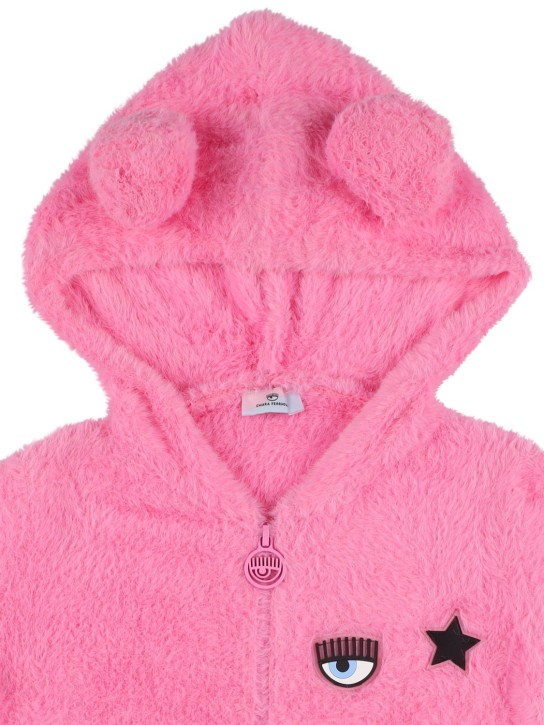 Chiara Ferragni - Embroidered hoodie w/ ear appliqués