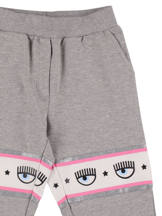 Chiara Ferragni - Pantalon de sport en coton imprimé Logomania