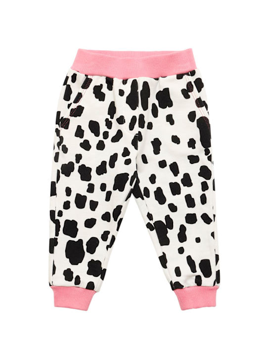 Chiara Ferragni: Sweat-shirt & pantalon de sport en coton imprimé