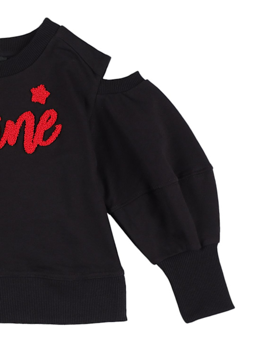 Monnalisa: Cotton sweatshirt w/ patch