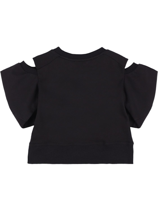 Monnalisa: Cotton sweatshirt w/ patch