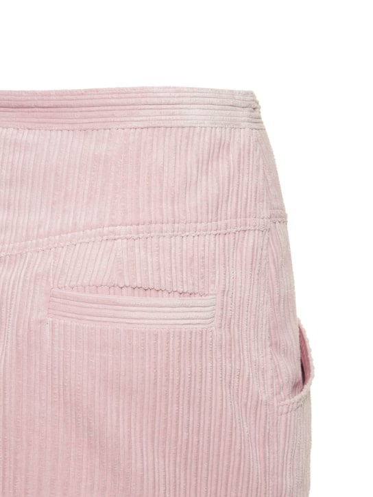 Isabel Marant: Jupe courte en coton côtelé Melva