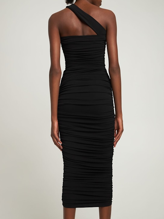 Michael Kors Collection: Vestido midi de viscosa fruncida