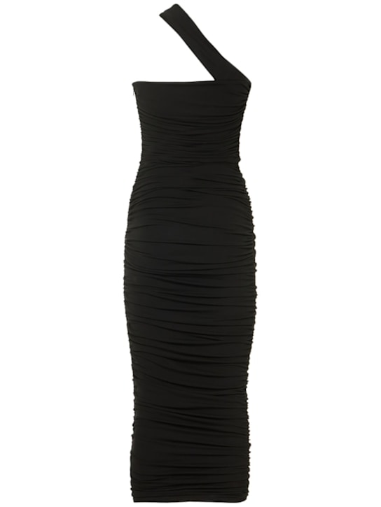 Michael Kors Collection: Vestido midi de viscosa fruncida