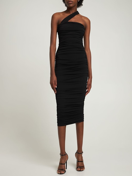 Michael Kors Collection - Vestito midi monospalla in viscosa