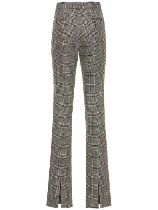 Michael Kors Collection: Yasmeen wool glenplaid flannel trousers