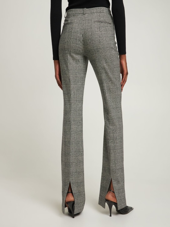 Michael Kors Collection: Yasmeen wool glenplaid flannel trousers