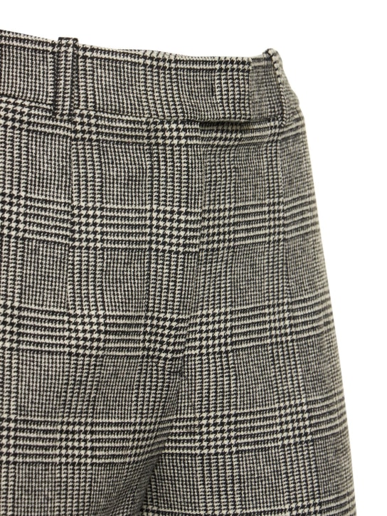 Michael Kors Collection: Yasmeen wool glenplaid flannel trousers