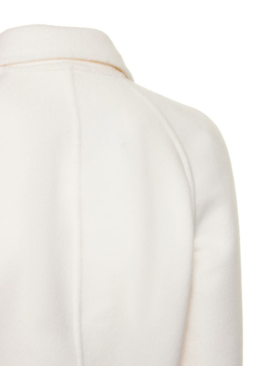 Michael Kors Collection: Mantel aus Wollmischung mit Gürtel