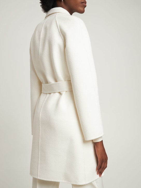 Michael Kors Collection: Mantel aus Wollmischung mit Gürtel