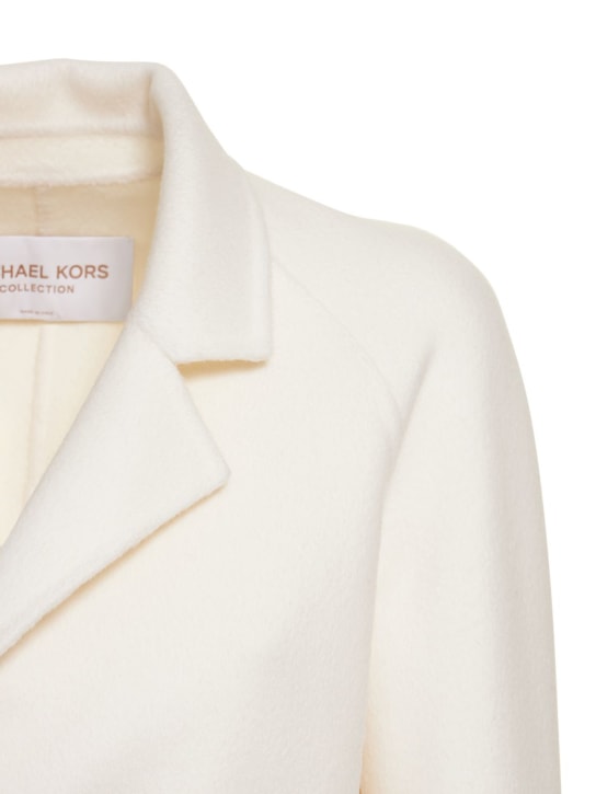 Michael Kors Collection: Mantel aus Wollmischung mit Gürtel