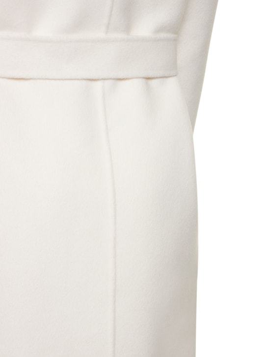 Michael Kors Collection: Mantel aus Wollmischung mit Gürtel