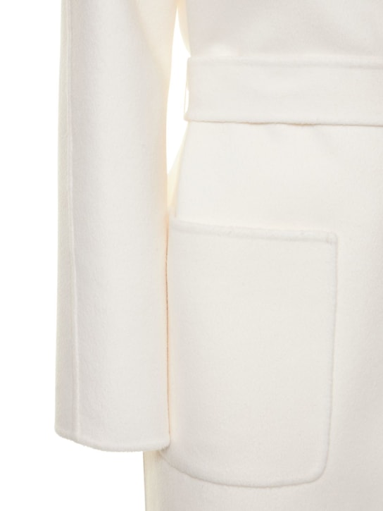 Michael Kors Collection: Mantel aus Wollmischung mit Gürtel