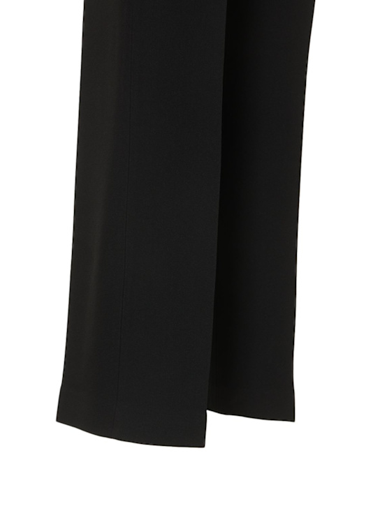 Michael Kors Collection: Pantalon droit plissé en gabardine Mika