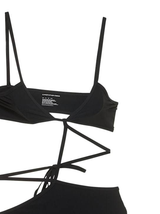 Christopher Esber: Bandeau tie one piece swimsuit
