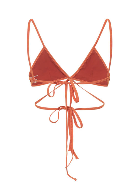 Christopher Esber: Wrapped tie Lycra bikini top
