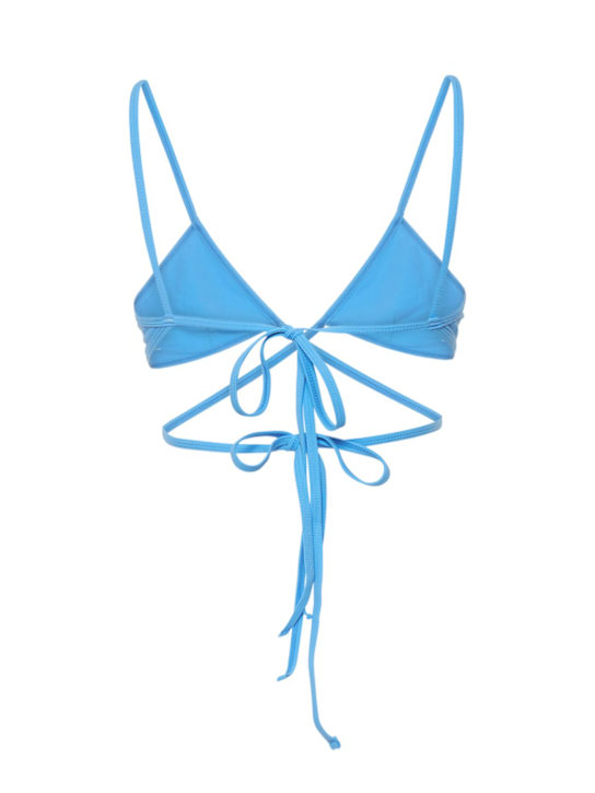 Christopher Esber: Wrapped tie Lycra bikini top