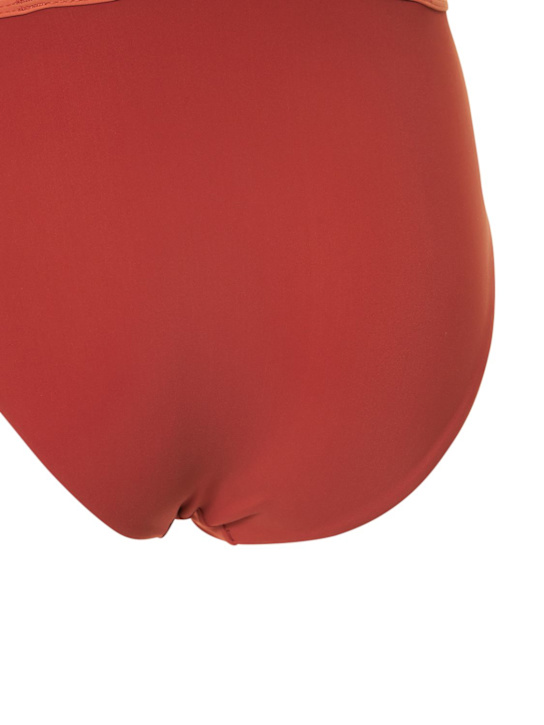 Christopher Esber: Bañador entero de Lycra con cuello halter