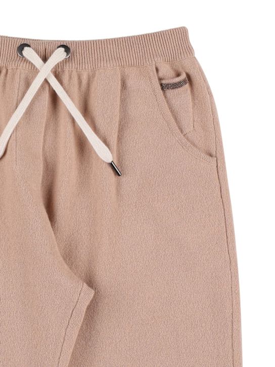 Brunello Cucinelli - Pantaloni in maglia di misto cashmere