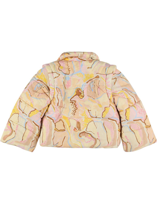 HELMSTEDT: Chaqueta acolchada de reciclado estampado