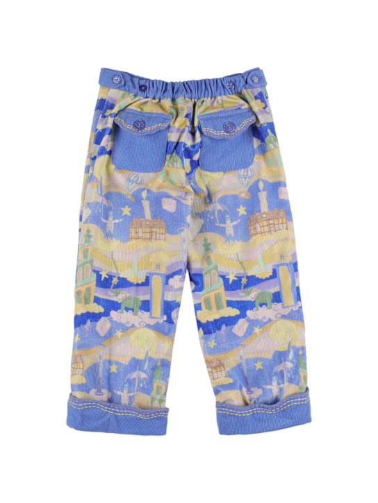HELMSTEDT: Pantalon ample en coton imprimé