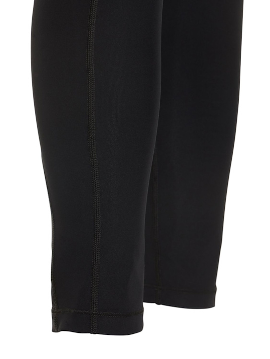 Jil Sander: LEGGINGS AUS TECHNOSTOFF MIT LOGODRUCK