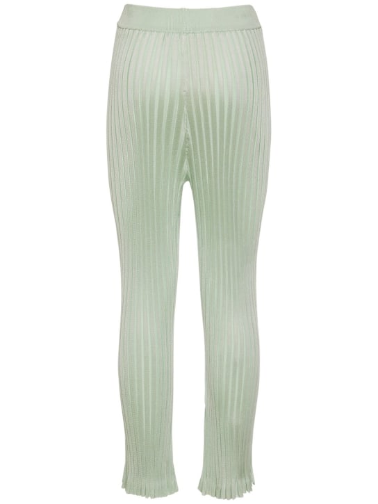 Jil Sander: Pantalon en jersey de viscose à plis