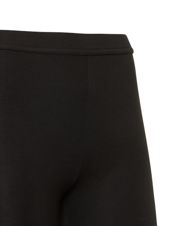 Dsquared2: Logo tape cotton stretch cycling shorts