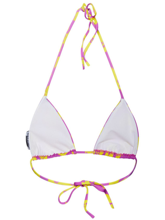 Dsquared2: Top bikini a triangolo con logo