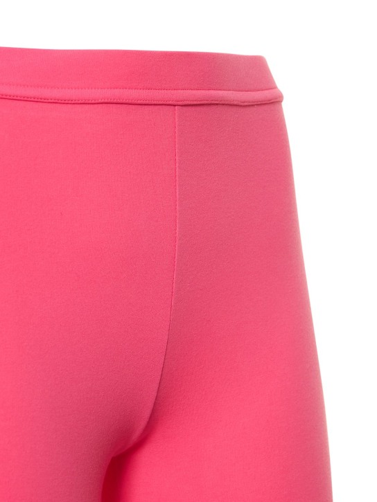 Dsquared2: Cotton stretch logo tape cycling shorts