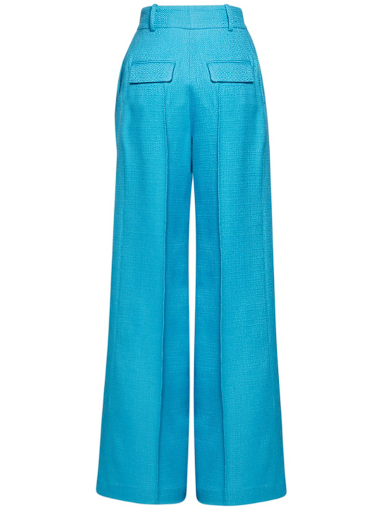 Giuseppe Di Morabito: Pantaloni larghi in lana texturizzata
