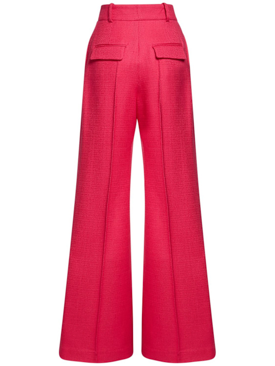 Giuseppe Di Morabito: Pantaloni larghi in lana texturizzata