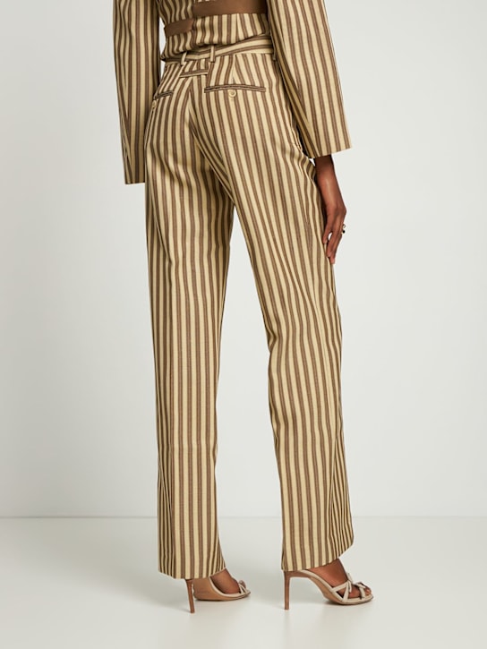 Jacquemus: Pantalones de lino