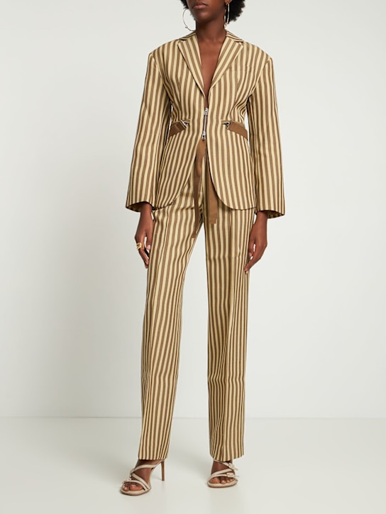 Jacquemus: Pantalones de lino